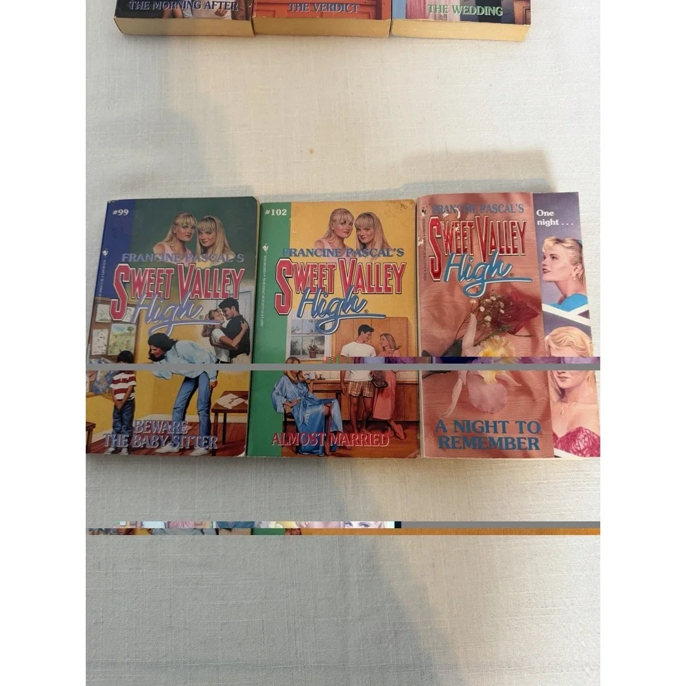 Francine Pascal Sweet Valley High & Twins Book Lot 8 Vintage Paperbacks YA